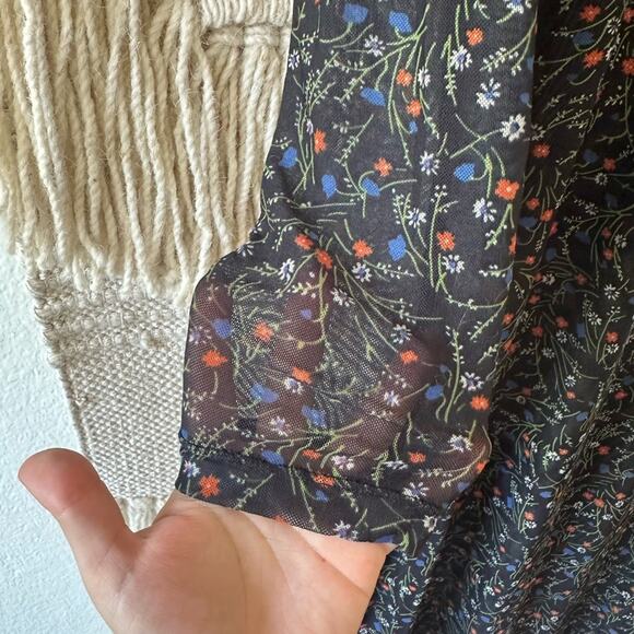 Rosetta Getty Mesh Floral Dress - Picture 5 of 9